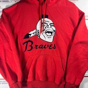 Vintage Atlanta Braves "Screaming Indian" logo hoodie